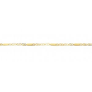  Bracelet or jaune 10kt -7,25" VI60-5